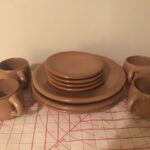 Frankoma Brown Lazybones Dishes