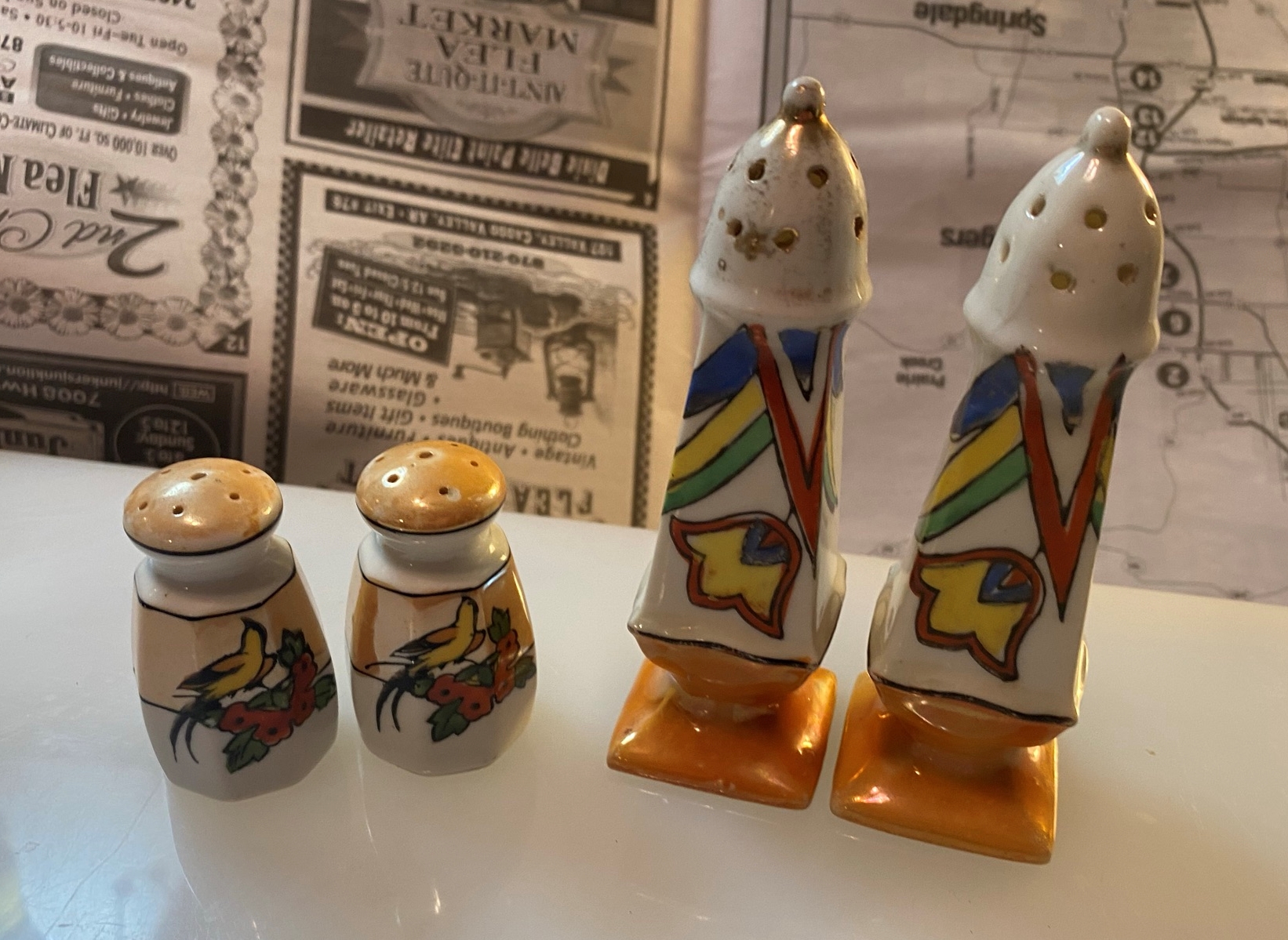 Japan Lusterware S&P Shakers Sets