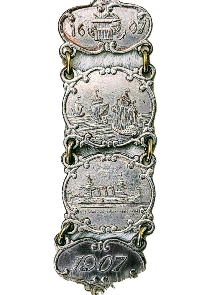 1607-1907 Anniversary Watch Fob -