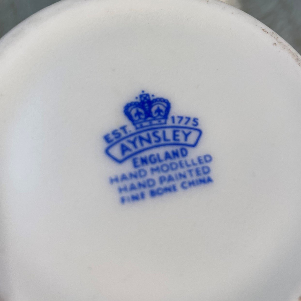 Aynsley Bone China English Trinket Box