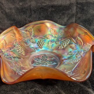 Fenton Marigold Carnival Glass Bowl