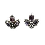 Bogoff Rhinestones Earrings