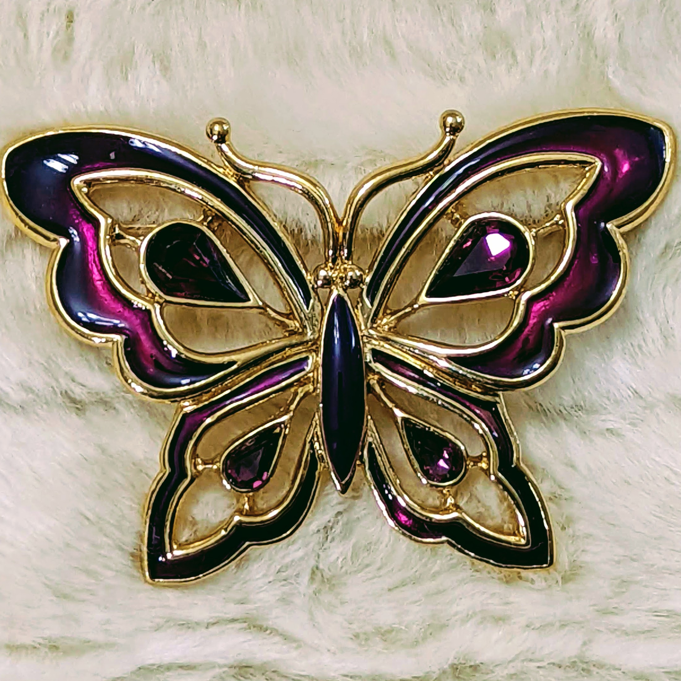 Trifari butterfly sale brooch