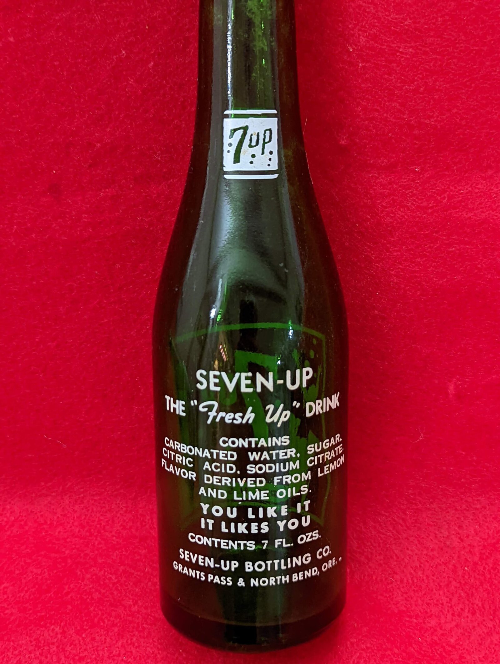 Vintage 7up Soda Bottle