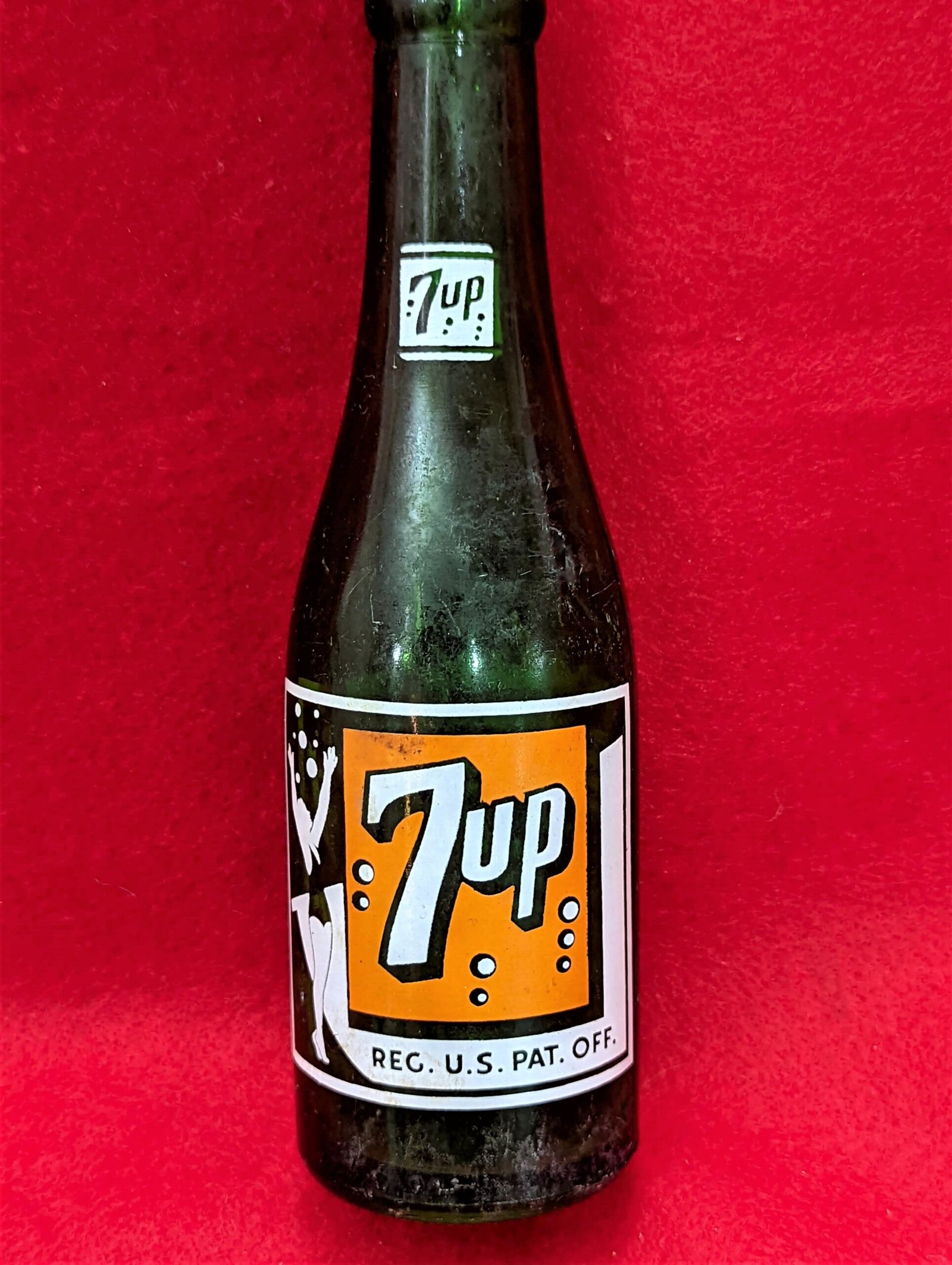 Vintage 7up Soda Bottle