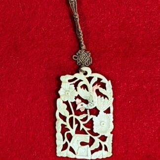 Carved Asian Rooster pendant