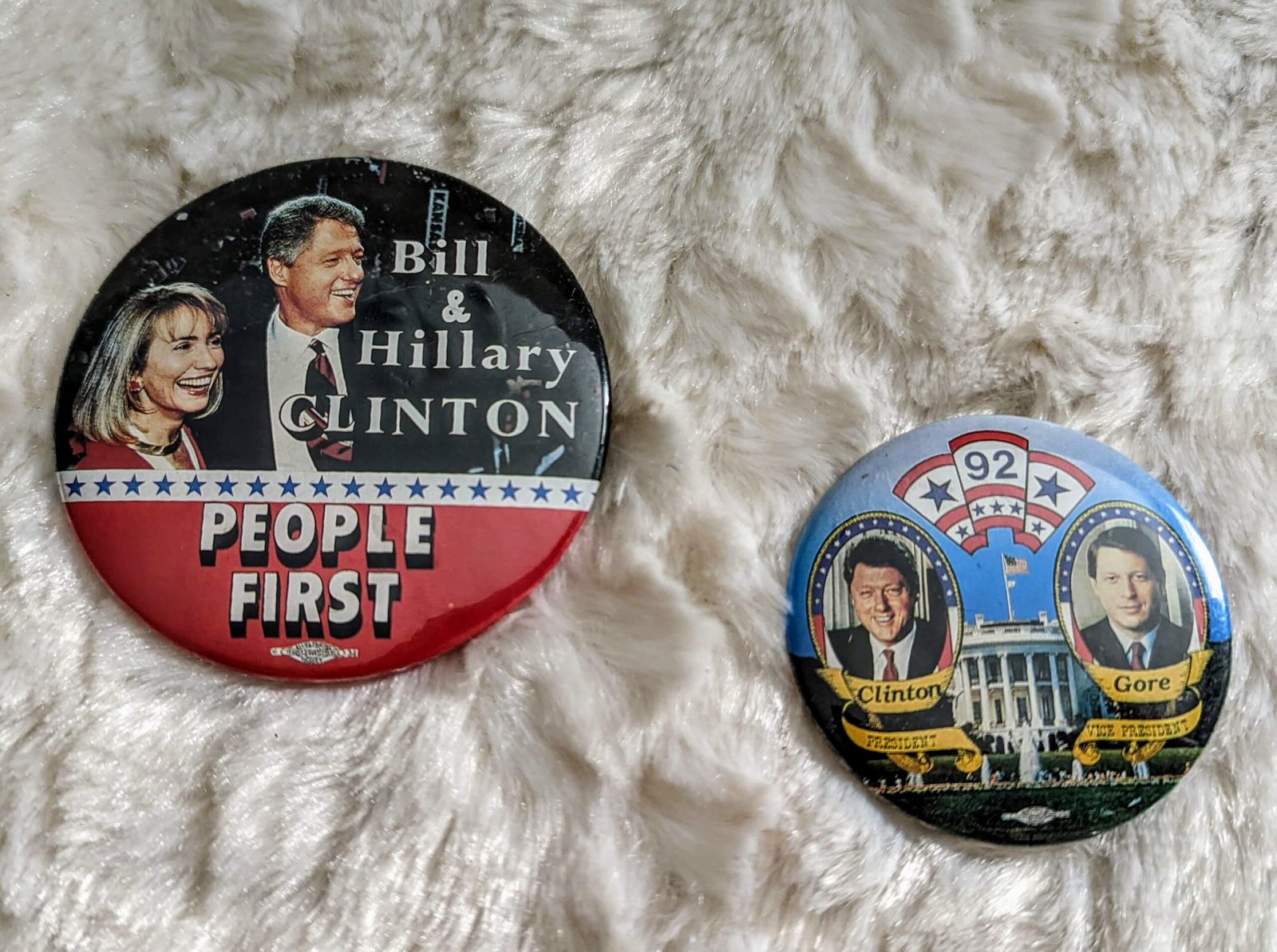Clinton Political Pins