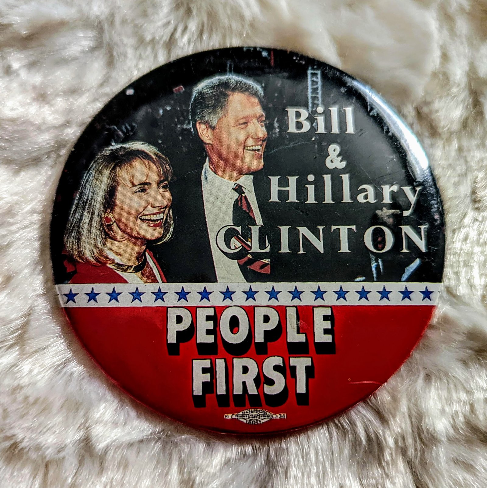 Clinton Political Pins