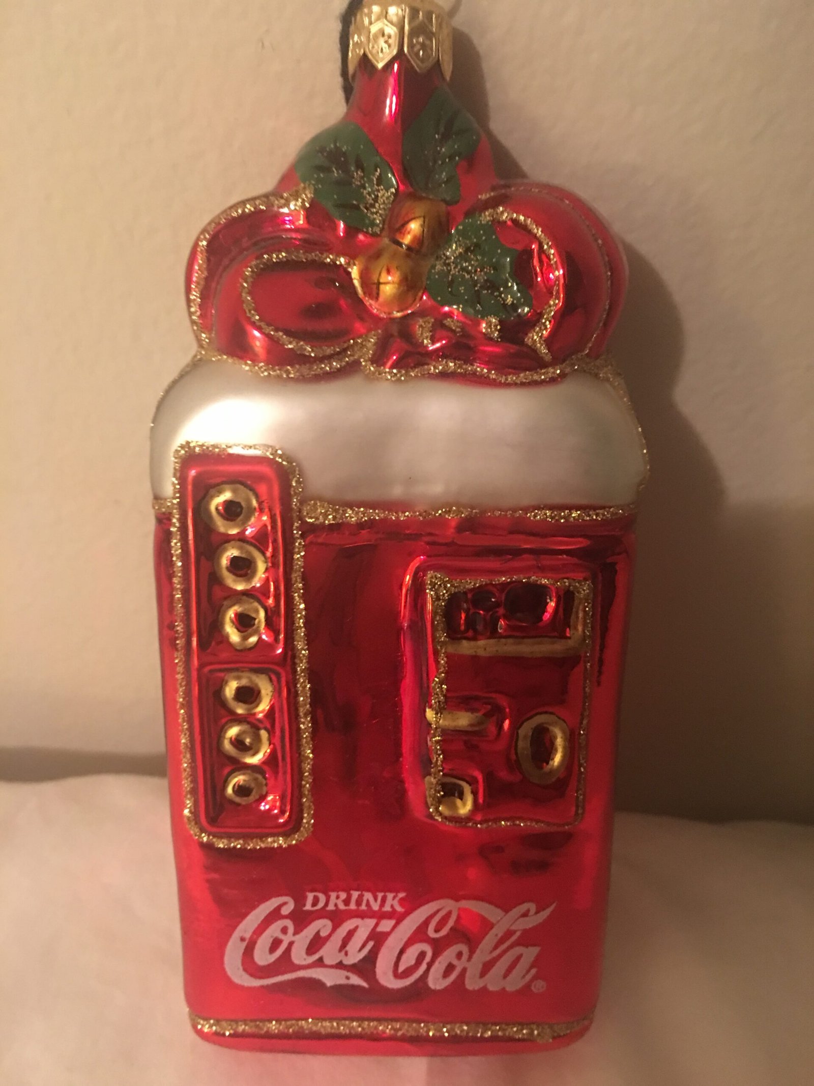 Coca-Cola Coke Machine Christmas Ornament
