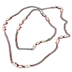 Signed Sarah Coventry faux perl necklace