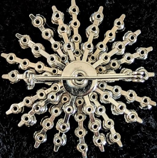 Starburst Bright Rhinestone Brooch - Image 2