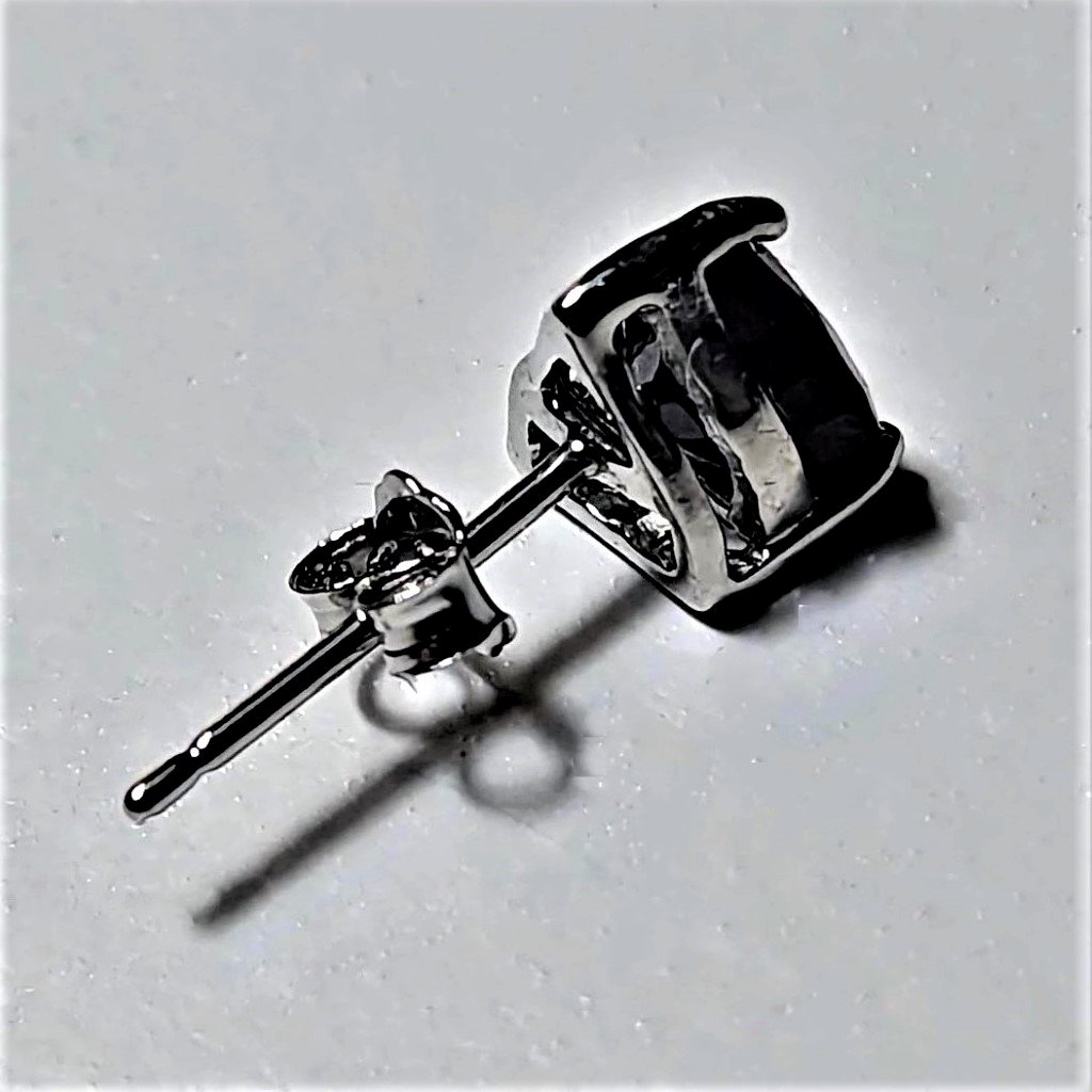 Ruby Red Heart Earrings - Image 5