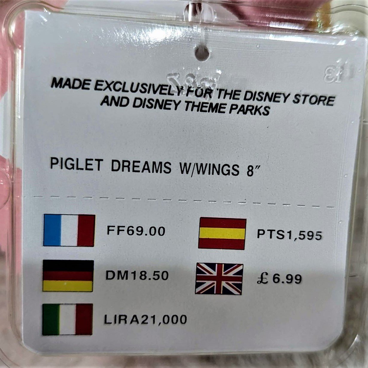 Disney piglet dreams with wings