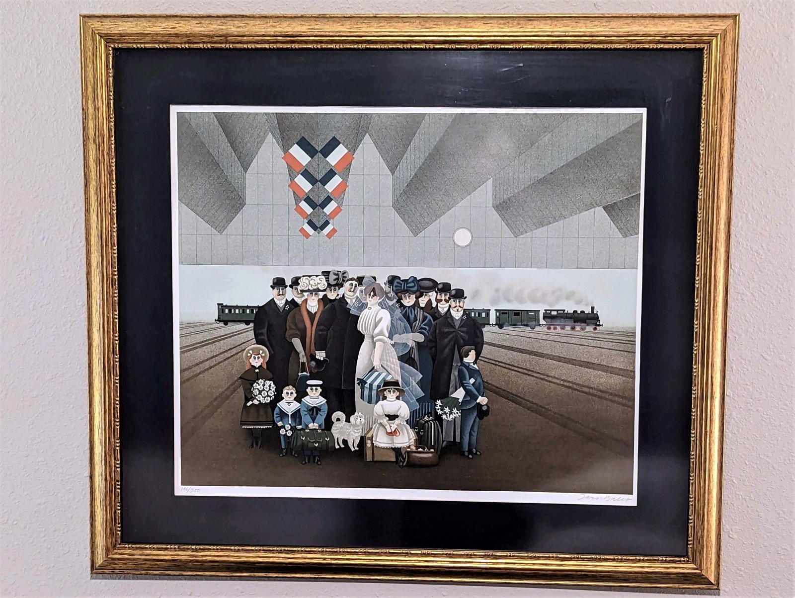 Jan Balet “Honeymoon” Lithograph Certificate