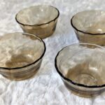 Pyrex Four Brown Ramekins #463 Cups