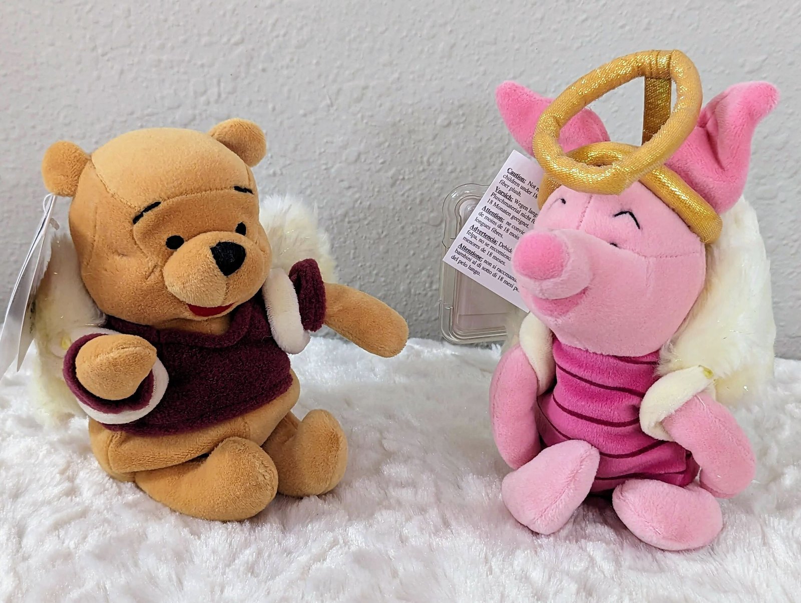 winnie poo & piglet dolls