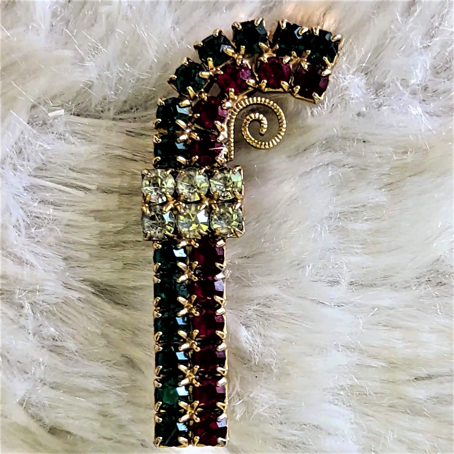 Four Rhinestone Christmas Pins - Image 5