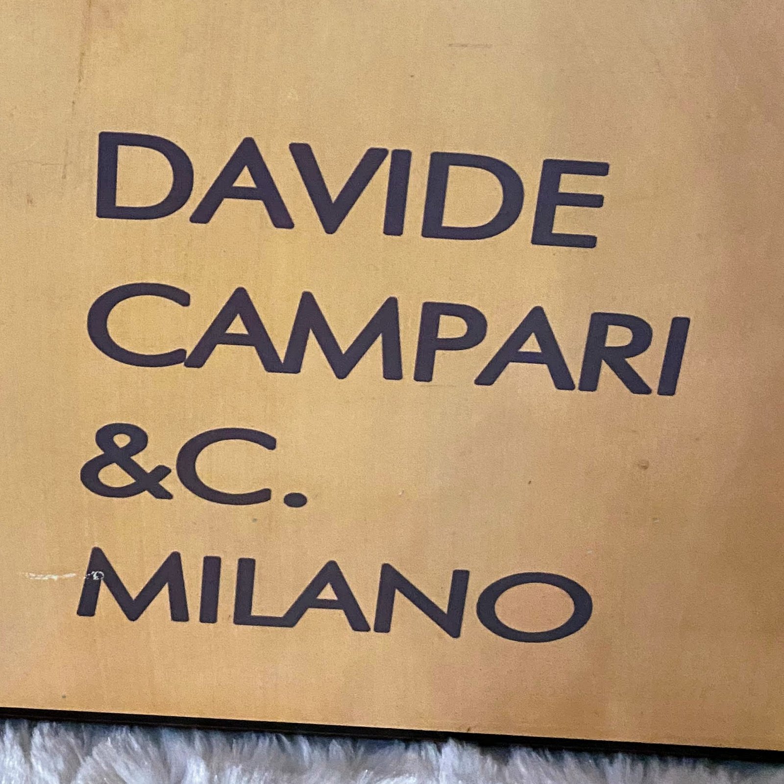 Cordial Campari Wooden Wall Decor