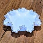 Fenton White SilverCrest Bowl