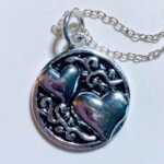 Sisters Sterling Silver Hearts Necklace