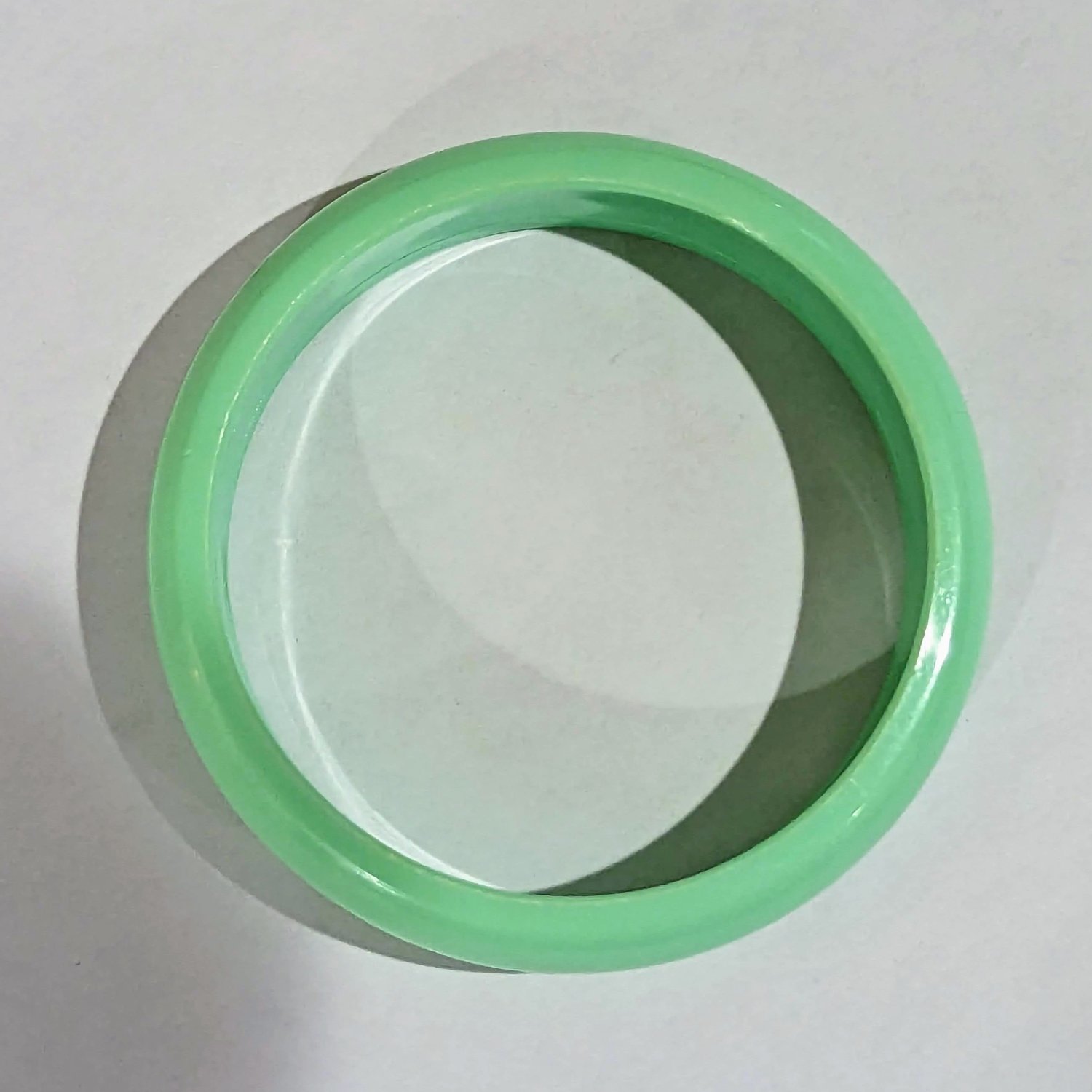 Red Bakelite Plus Two Plastic Bracelets - Image 3