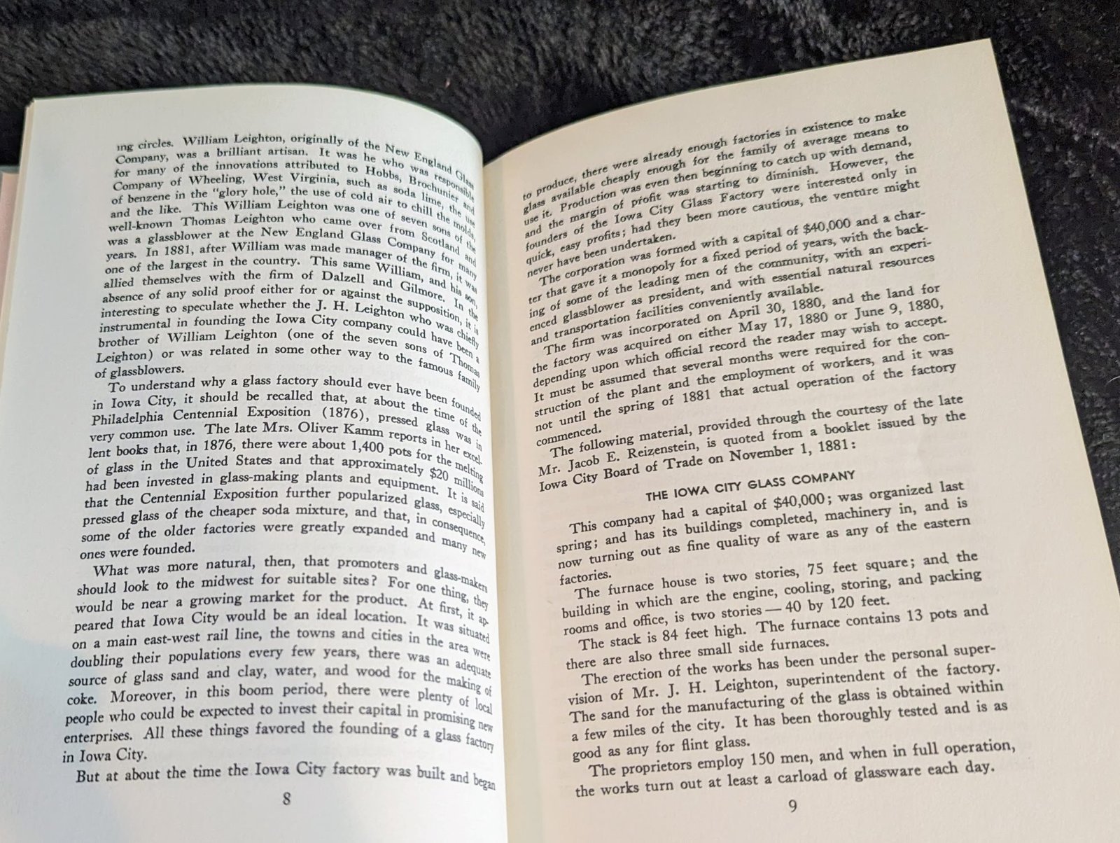 Iowa City Glass Company by M. Righter