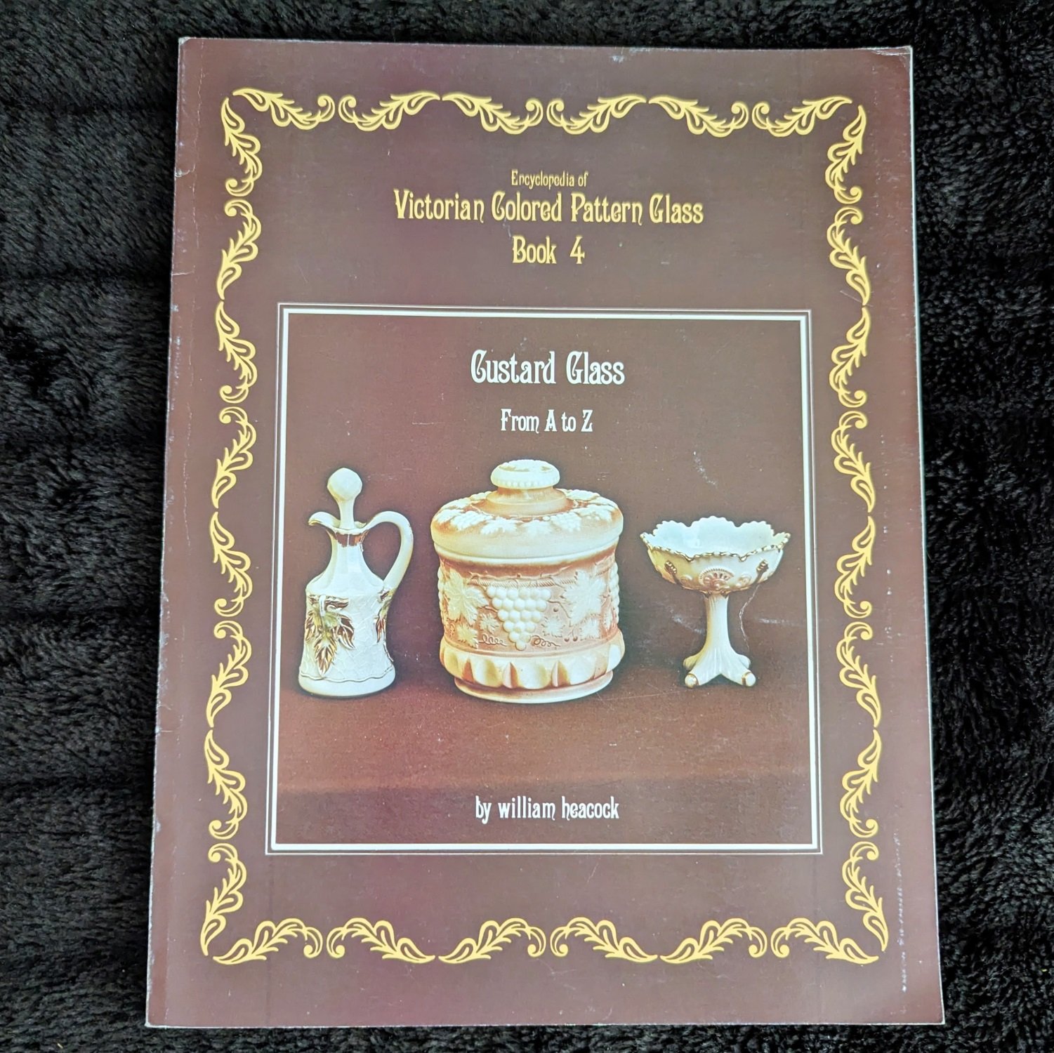 Victorian Custard Glass Book