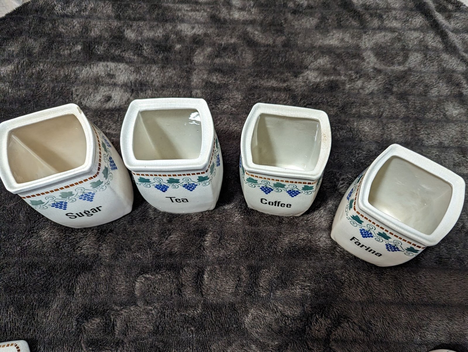 Royal Delft Canisters