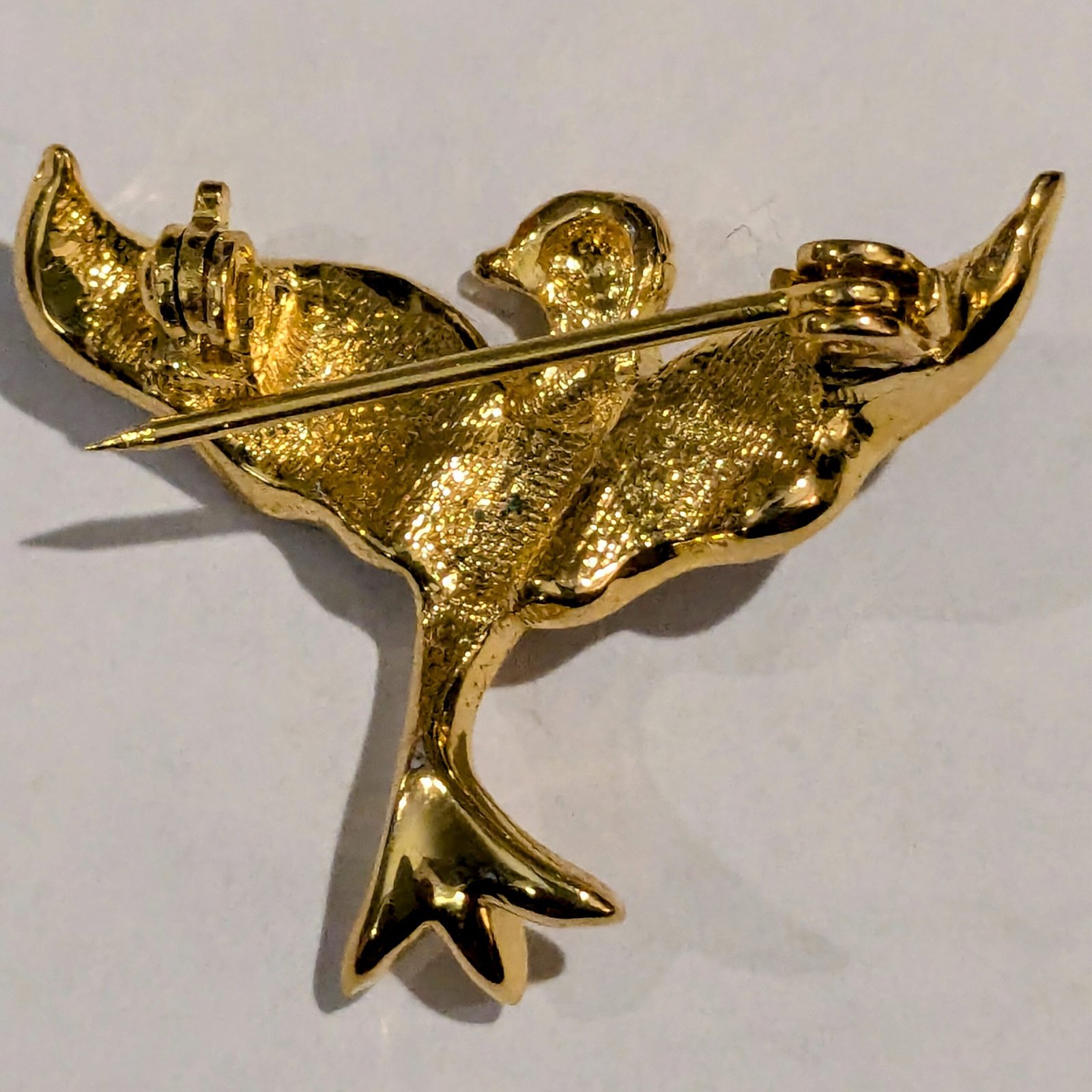 Attwood-Sawyer Crystal Bird Pin - Image 2