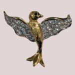 Attwood-Sawyer Crystal Bird Pin
