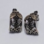Grape and Leaves Earrings