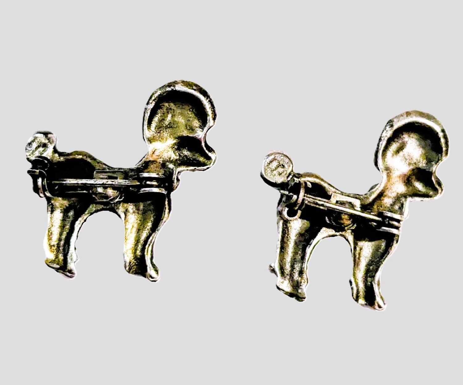 Poodles Sliver Tone Pins