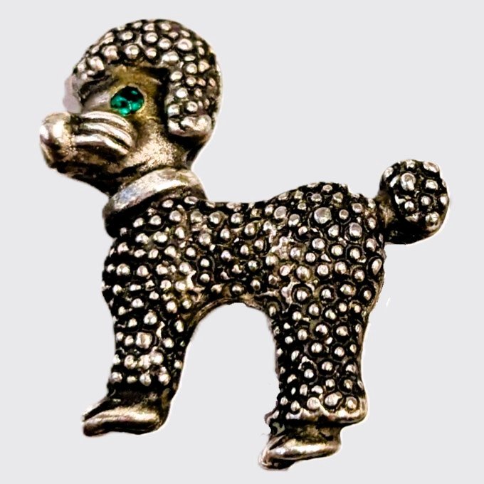 Poodles Sliver Tone Pins