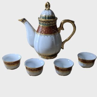 Thailand Red Trim Tea Pot