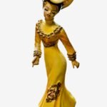 Nippon yellow dress figurine