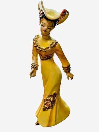Nippon yellow dress figurine