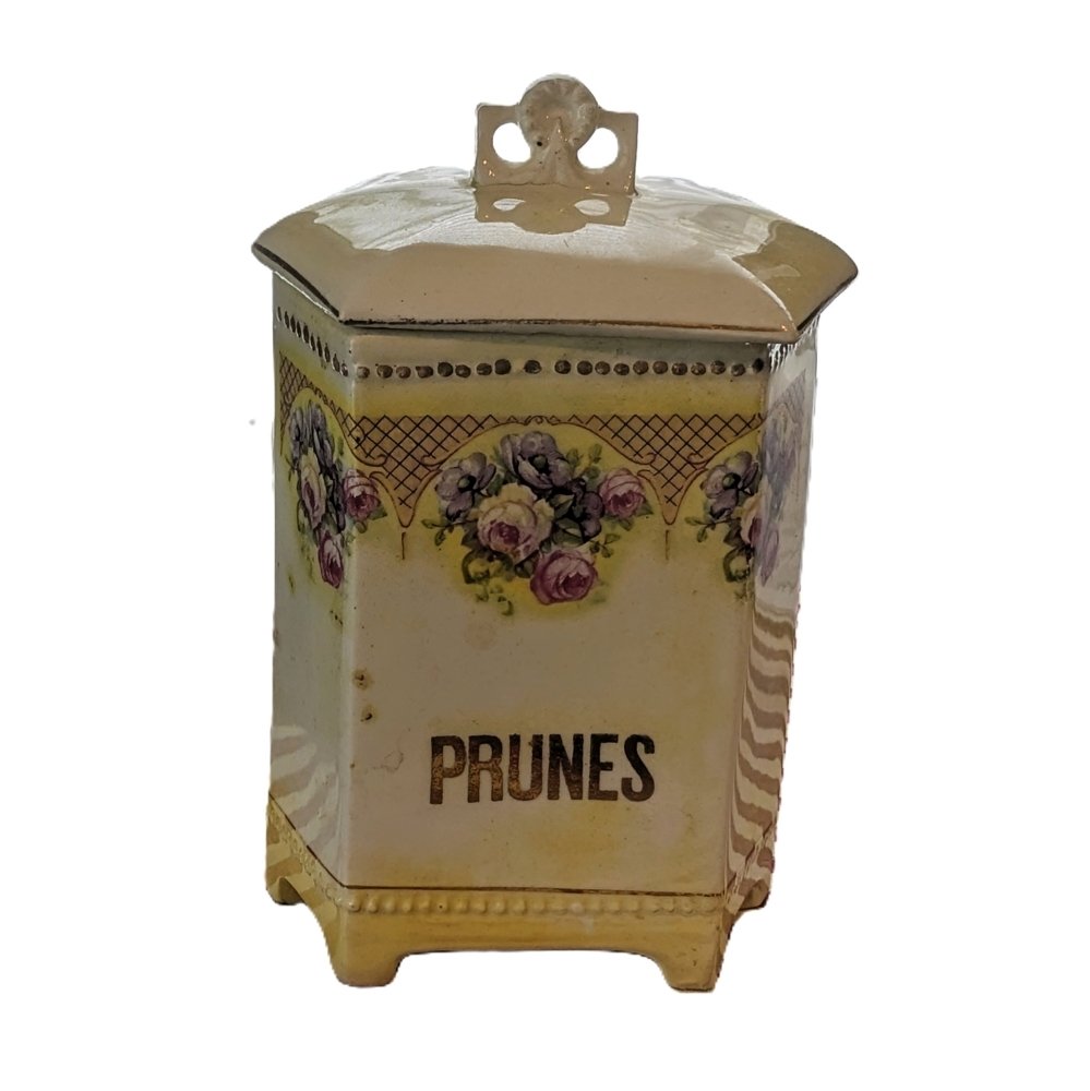 Czech Luise Condiments & Prunes Canisters