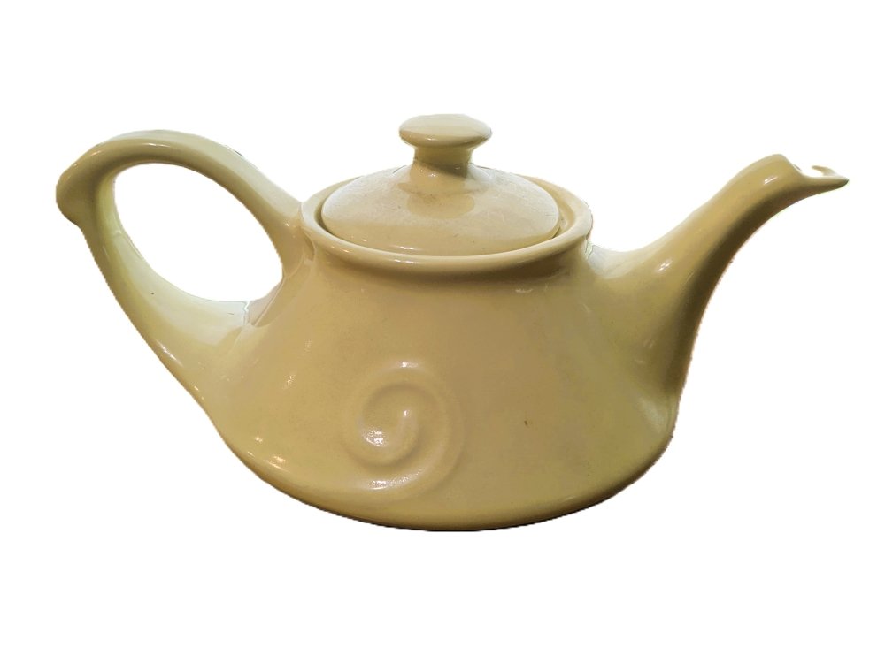 Yellow Tea for Two Singing Teapot