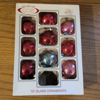Vintage Colby Chrismas ornaments