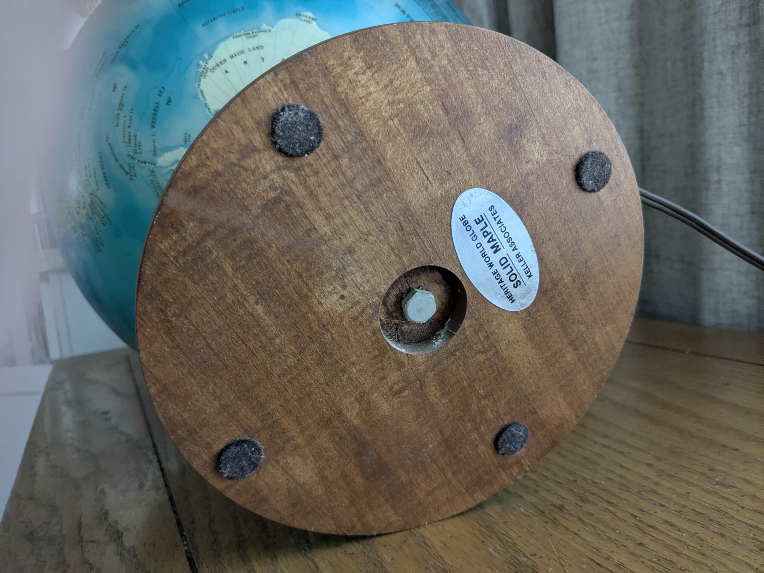 Vintage Heritage World Globe