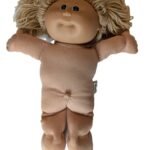 cabbage patch doll with pigtails